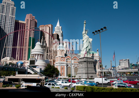 New York Casino Statue of Liberty Las Vegas Strip Glücksspiel Hauptstadt der Welt-USA-Nevada Stockfoto