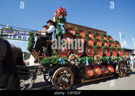 Deutschland, Bayern, München, Oktoberfest, Oktoberfest-Parade Stockfoto