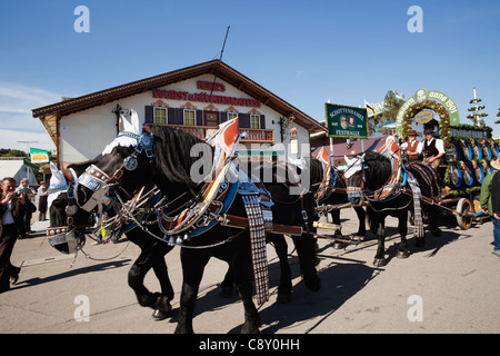Deutschland, Bayern, München, Oktoberfest, Oktoberfest-Parade Stockfoto