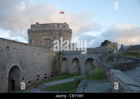 Frankreich, Bretagne, Côtes-d ' Armor, Dinan, die Herzogin Anne Burg Stockfoto