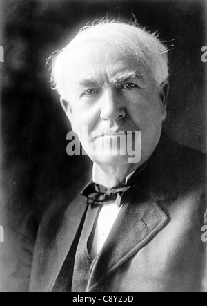 Thomas Edison, amerikanischer Erfinder Thomas Edison Stockfoto