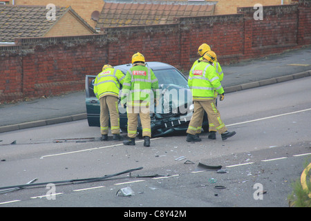 Auto-Crash-UK Stockfoto