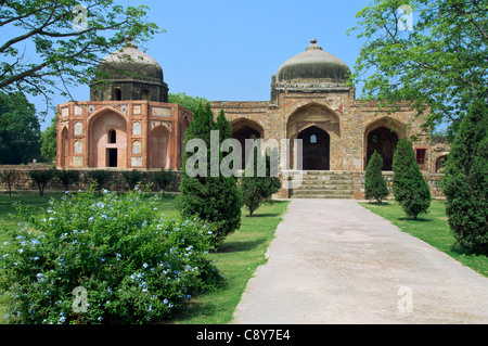 Afsarwala Grab und Moschee in Humayun Grab komplexe Delhi Indien Stockfoto