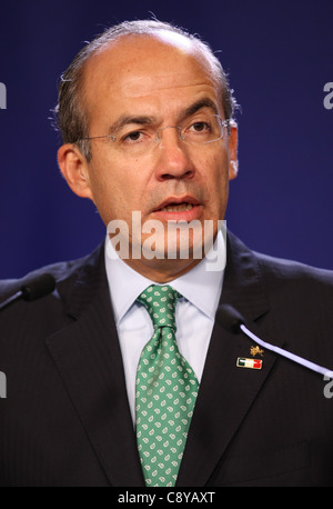 FELIPE CALDERON Präsident von Mexiko 4. November 2011 PALAIS DE FESTIVAL CANNES Frankreich Stockfoto