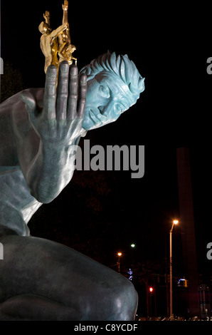 Geist von Detroit Denkmal in Detroit Stockfoto