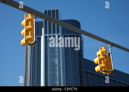 Detroit, Michigan - The MGM Grand Casino. Stockfoto