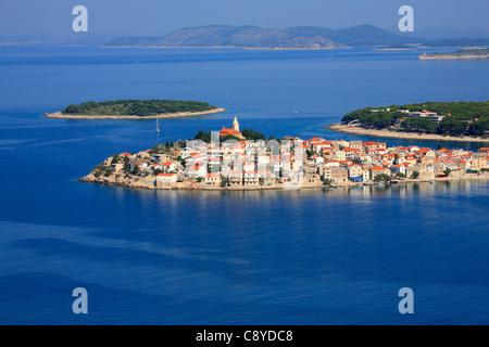 Primosten Stadt in Kroatien Stockfoto