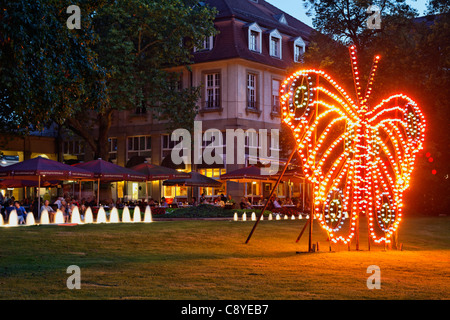 Karlsruhe, Lichterfest, Zoo, Baden-Württemberg, Deutschland Stockfoto