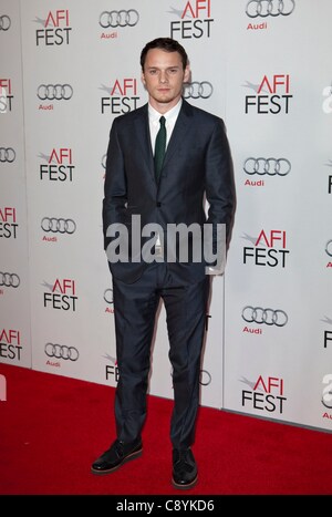 Anton Yelchin in Anwesenheit für die Los Angeles Times Young Hollywood Panel, Graumans Chinese Theatre, Los Angeles, CA 4. November 2011. Foto von: Emiley Schweich/Everett Collection Stockfoto