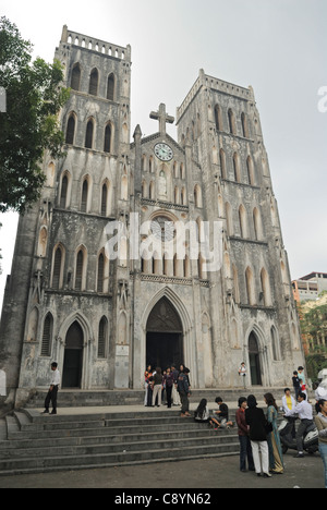 Asien, Vietnam, Hanoi. Hanoi Altstadt. St. Joseph "Kathedrale (Nha Tho)... Stockfoto