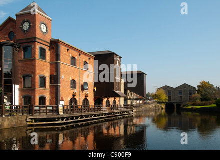 Der Orwell-Kneipe von Leeds und Liverpool Canal bei Wigan Pier, Wigan, Greater Manchester, England, UK Stockfoto