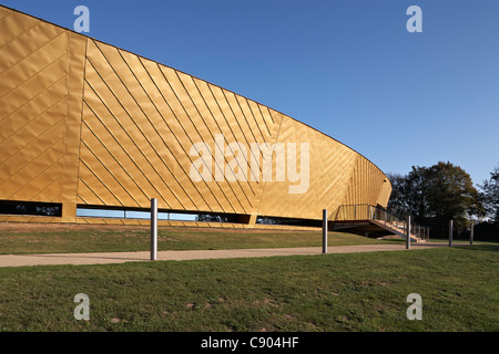 England Colchester Essex Firstsite Arts Centre Galerie Architekt Rafael Vinoly hinten und Seitenansichten Stockfoto