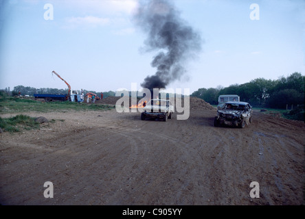 Banger racing, Prestwood, Buckinghamshire Stockfoto