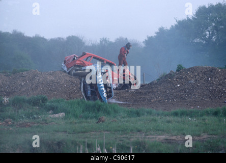 Banger racing, Prestwood, Buckinghamshire Stockfoto