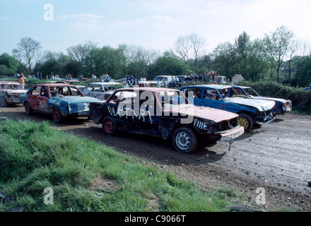 Banger racing, Prestwood, Buckinghamshire Stockfoto