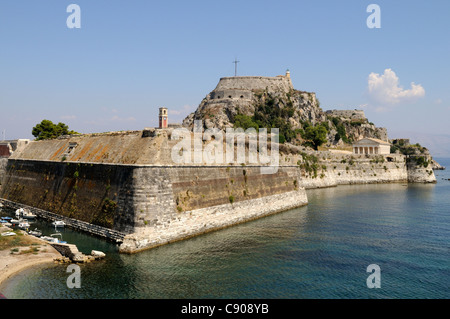 Korfu-Stadt alte venezianische Festung Korfu Griechenland Stockfoto