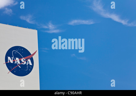 NASA Vehicle Assembly Building, VAB, am Kennedy SPace Center, Florida, USA Stockfoto