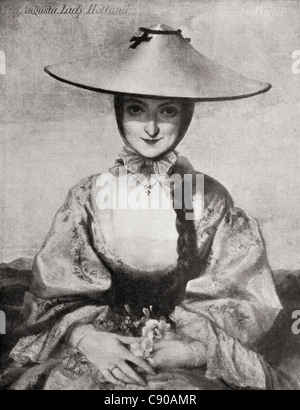 Maria Augusta Coventry, Lady Holland, 1812 – 1889. Ehefrau von Henry Edward Fox, 4. Baron Holland. Stockfoto