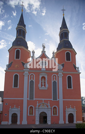 St. Salvatorbasilika (18. Jh.), Pruem, Eifel, Rheinland-Pfalz, Deutschland, Europa Stockfoto