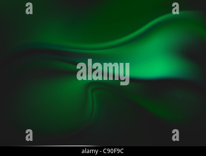 Abbildung abstrakt Grün Hintergrund imitieren glatt Seidentuch Stockfoto