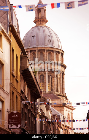 Boulogne Ville haute Kathedrale auf Rue de Lille Frankreich Stockfoto