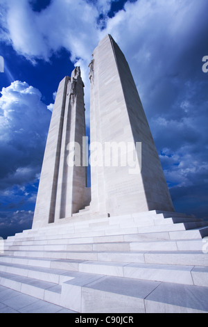 Kanadische nationale Vimy Ridge Memorial Site Frankreich Stockfoto