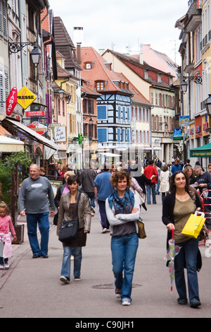 Rue Vauban, Colmar, Frankreich Stockfoto