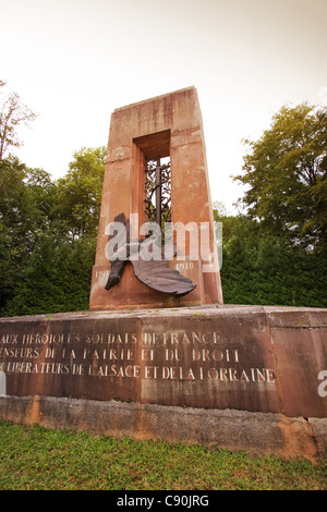 Clairiere de l'Armistice im Wald von Compiègne Frankreich Stockfoto