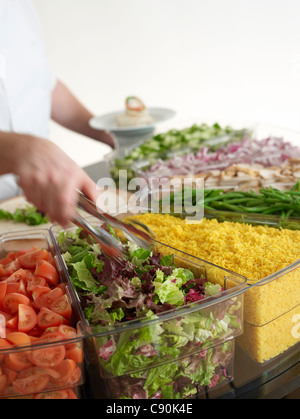 frische Salate Stockfoto