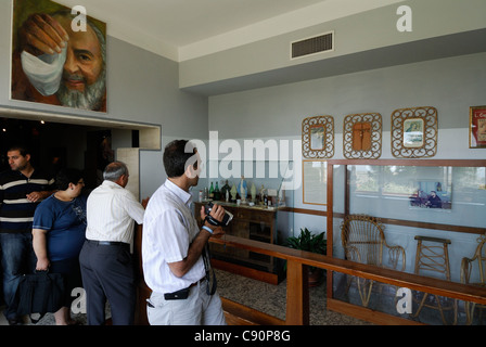 Wohnräume von Padre Pio auf dem Display in der Kirche Santa Maria Delle Grazie San Giovanni Rotondo Apulien Italien Stockfoto