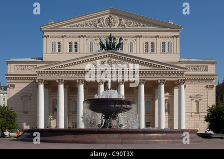 Das Bolschoi-Theater in Moskau, Russland Stockfoto