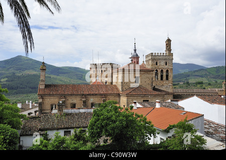 Königliche Kloster von Santa Maria de Guadalupe (Extremadura, Spanien) Stockfoto