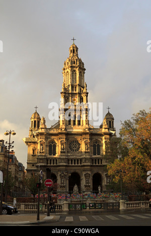 Eglise De La Sainte Trinite, Paris, Frankreich. Stockfoto