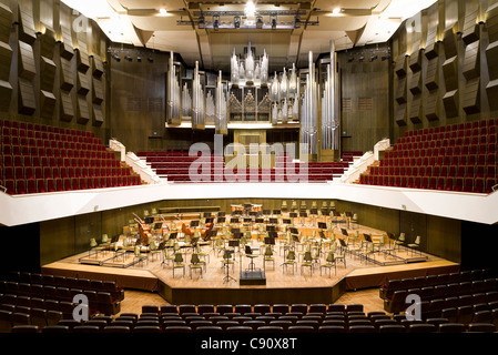 Der Grosse Saal im neuen Gewandhaus in Leipzig, Sachsen, Deutschland, Europa Stockfoto