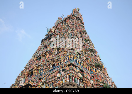 Die Tempel von Chennai Bereich sind eine visuelle Bestätigung von der Pracht der Kultur Religion und Architektur des Bundesstaates Tamil Nadu Stockfoto