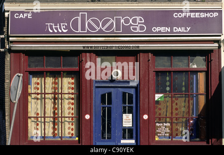 Coffee-Shop. Amsterdam, Holland. Stockfoto