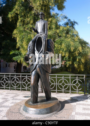 Franz Kafka-Denkmal, Old Town, Prag Stockfoto