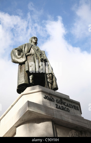 Joao Goncalves Zarco entdeckte die Insel Madeira auf einer Reise im Jahre 1420 und ließ sich als Teil der portugiesischen maritime Stockfoto