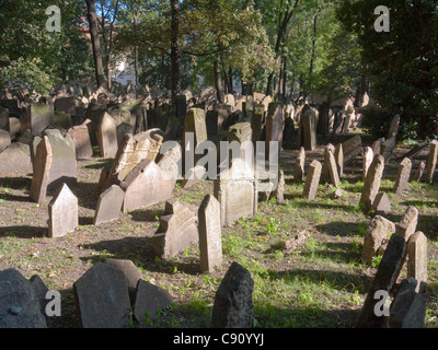 Alter jüdischer Friedhof, Prag, Tschechische Republik Stockfoto