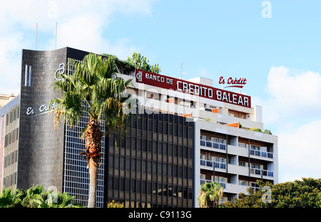 Banco de Credito Balear in Palma de Mallorca. Stockfoto