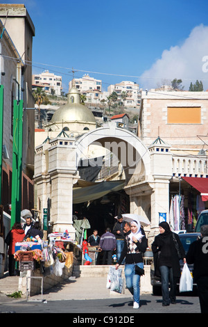 Souk Markt in Nazareth, Israel Stockfoto