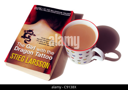 The Girl with the Dragon Tattoo von Steig Larsson Stockfoto