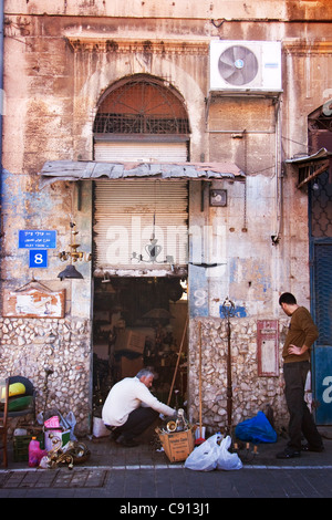 Alten Flohmarkt in Jaffa, Tel Aviv, Israel Stockfoto