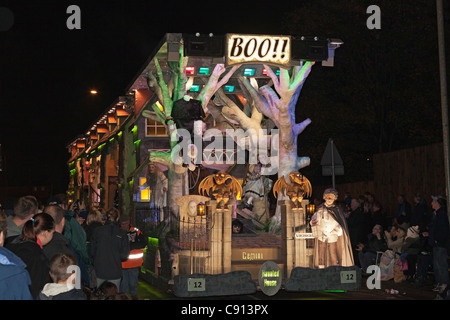 Boo! Spukhaus von Gemini Karnevalsverein Stockfoto