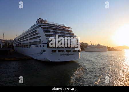 Griechenland Attika Athen Piräus das Kreuzfahrt-terminal Stockfoto