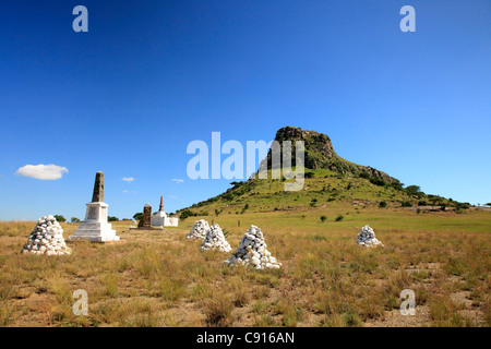 Die Schlacht von Isandlwana am 22. Januar 1879 war die erste große Begegnung in der Anglo-Zulu Krieg zwischen dem britischen Empire und Stockfoto