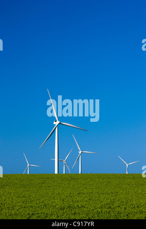 Windkraftanlagen Fleurieu Peninsula South Australia Stockfoto