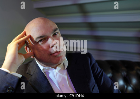 Mike Lynch, CEO Autonomy Corporation, St James Square, Westminster, London, UK Stockfoto