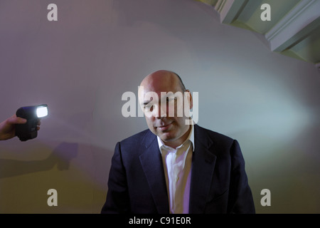 Mike Lynch, CEO Autonomy Corporation, St James Square, Westminster, London, UK Stockfoto