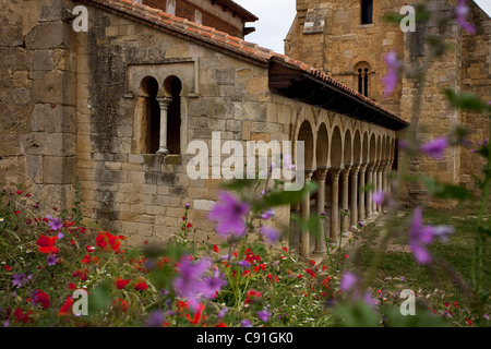 Detail der das Kloster Monasterio de San Miguel de Escalada Provinz von Leon alten Kastilien Kastilien-Leon Castilla y Leon Northern Stockfoto